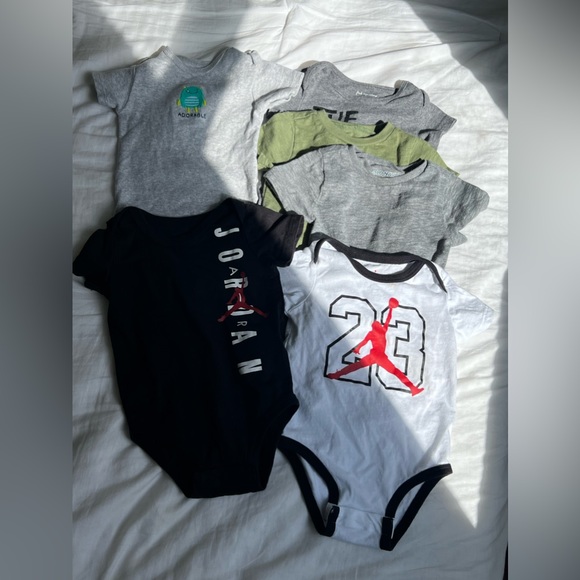 Jordan Baby One Piece Bodysuits Set Of 8 | 3-6M - Picture 2 of 12